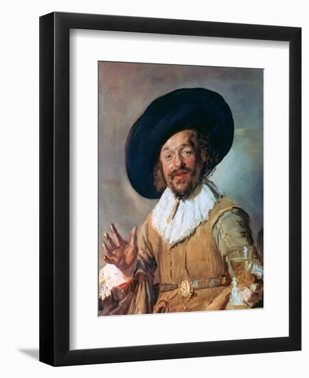 The Merry Drinker, 1628-1630-Frans Hals-Framed Giclee Print