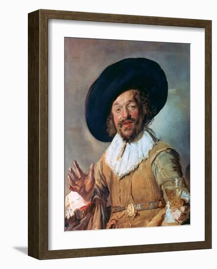 The Merry Drinker, 1628-1630-Frans Hals-Framed Giclee Print