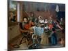 The Merry Family, 1668-Jan Steen-Mounted Giclee Print