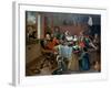 The Merry Family, 1668-Jan Steen-Framed Giclee Print