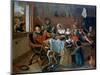 The Merry Family, 1668-Jan Steen-Mounted Giclee Print