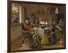 The Merry Family, 1668-Jan Steen-Framed Art Print