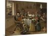 The Merry Family, 1668-Jan Steen-Mounted Art Print