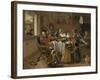 The Merry Family, 1668-Jan Steen-Framed Art Print