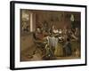 The Merry Family, 1668-Jan Steen-Framed Art Print