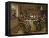The Merry Family, 1668-Jan Steen-Framed Stretched Canvas