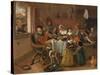 The Merry Family, 1668-Jan Havicksz Steen-Stretched Canvas