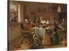 The Merry Family, 1668-Jan Havicksz Steen-Stretched Canvas