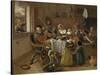 The Merry Family, 1668-Jan Havicksz. Steen-Stretched Canvas