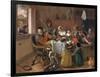 The Merry Family-Jan Havicksz. Steen-Framed Giclee Print