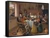 The Merry Family-Jan Havicksz. Steen-Framed Stretched Canvas