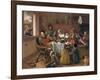 The Merry Family-Jan Havicksz. Steen-Framed Giclee Print