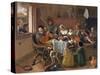 The Merry Family-Jan Havicksz. Steen-Stretched Canvas