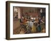 The Merry Family-Jan Havicksz. Steen-Framed Giclee Print