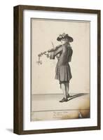 The Merry Fidler, Cries of London-John Savage-Framed Giclee Print