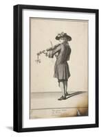 The Merry Fidler, Cries of London-John Savage-Framed Giclee Print