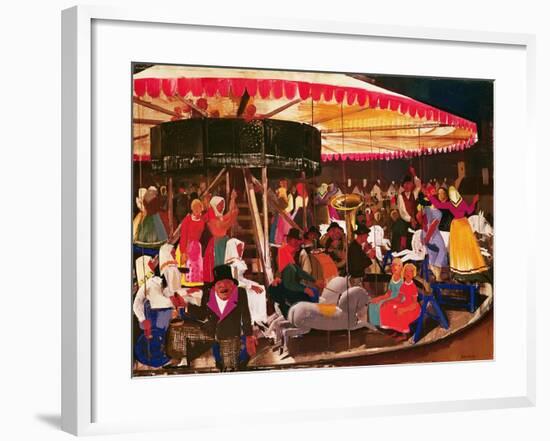 The Merry-Go-Round, 1931-Vilmos Aba Novak-Framed Giclee Print