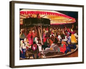 The Merry-Go-Round, 1931-Vilmos Aba Novak-Framed Giclee Print