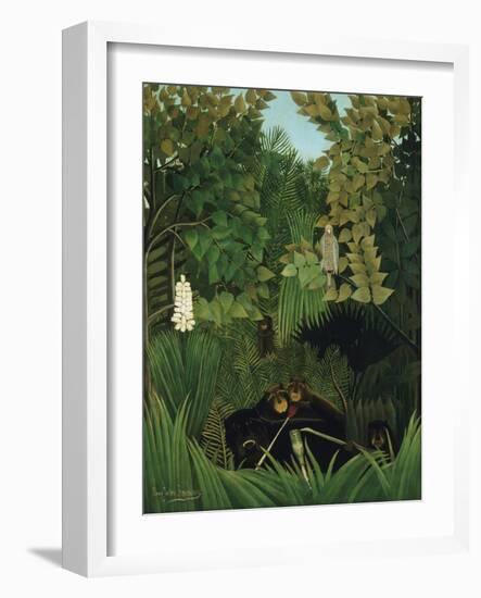 The Merry Jesters, 1906-Henri Rousseau-Framed Giclee Print