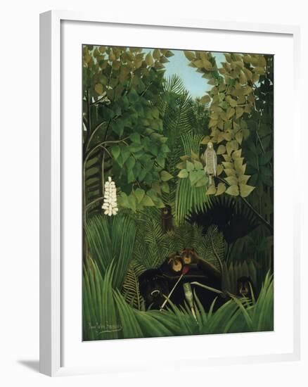 The Merry Jesters, 1906-Henri Rousseau-Framed Giclee Print