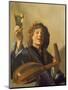 The Merry Lute Player, C.1624-28-Frans Hals-Mounted Giclee Print