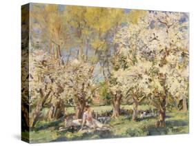 The Merry Month of May, (Oil on Canvas)-Wilfred Gabriel de Glehn-Stretched Canvas