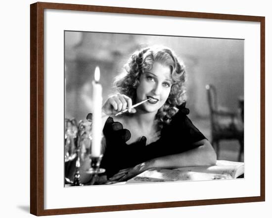 The Merry Widow, Jeanette MacDonald, 1934-null-Framed Photo