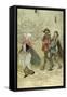 The Merry Wives of Windsor by William Shakespeare-Hugh Thomson-Framed Stretched Canvas