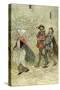 The Merry Wives of Windsor by William Shakespeare-Hugh Thomson-Stretched Canvas