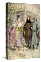 The Merry Wives of Windsor by William Shakespeare-Hugh Thomson-Stretched Canvas
