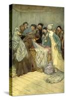 The Merry Wives of Windsor by William Shakespeare-Hugh Thomson-Stretched Canvas