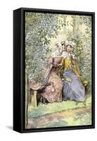 The Merry Wives of Windsor by William Shakespeare-Hugh Thomson-Framed Stretched Canvas