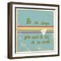 The Message-Tammy Kushnir-Framed Premium Giclee Print