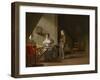 The Messenger, 1815 (Oil on Canvas)-Martin Drolling-Framed Giclee Print