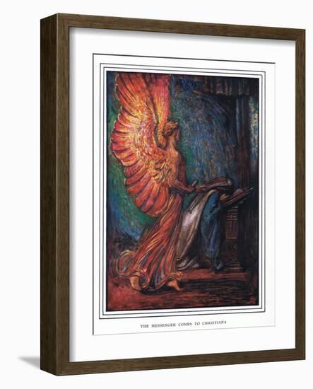 The Messenger Comes to Christiana-John Byam Liston Shaw-Framed Giclee Print