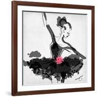 The Met - Dancer 1 a Black-Jodi Pedri-Framed Art Print