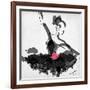 The Met - Dancer 1 a Black-Jodi Pedri-Framed Art Print