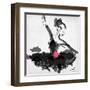 The Met - Dancer 1 a Black-Jodi Pedri-Framed Art Print