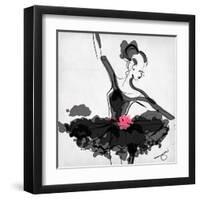 The Met - Dancer 1 a Black-Jodi Pedri-Framed Art Print