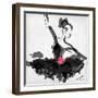 The Met - Dancer 1 a Black-Jodi Pedri-Framed Art Print