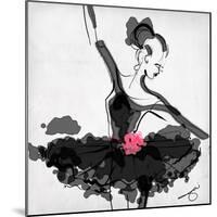 The Met - Dancer 1 a Black-Jodi Pedri-Mounted Art Print