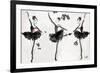 The Met Debut - Dancers in Black-Jodi Pedri-Framed Art Print