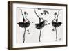 The Met Debut - Dancers in Black-Jodi Pedri-Framed Art Print