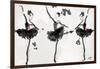 The Met Debut - Dancers in Black-Jodi Pedri-Framed Art Print