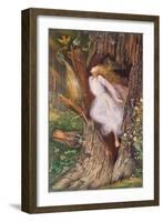 The Metamorphosis of Daphne into a Laurel Tree by Apollo-Charles Sims-Framed Giclee Print