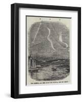 The Meteor, as Seen over the Medina, Isle of Wight-null-Framed Premium Giclee Print