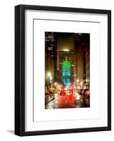 The Metlife Building Towers over Grand Central Terminal at Night-Philippe Hugonnard-Framed Art Print