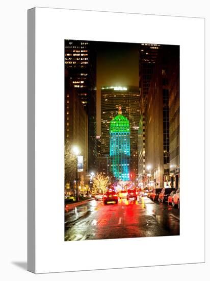 The Metlife Building Towers over Grand Central Terminal at Night-Philippe Hugonnard-Stretched Canvas