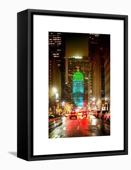 The Metlife Building Towers over Grand Central Terminal at Night-Philippe Hugonnard-Framed Stretched Canvas