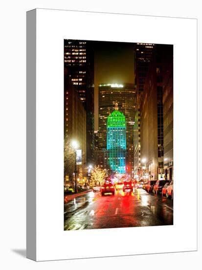 The Metlife Building Towers over Grand Central Terminal at Night-Philippe Hugonnard-Stretched Canvas